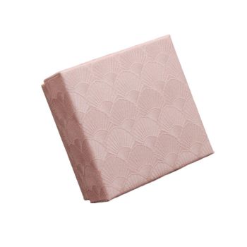 25X Jewelry Gift Boxes Shell Pattern 7.5CM Small GiftBox Empty Jewelry With Foam - Blue