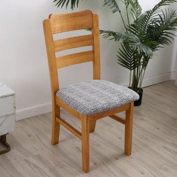 Stretch Dining Chair Seat Covers Removable Seat Cushion Slipcovers Protector - F