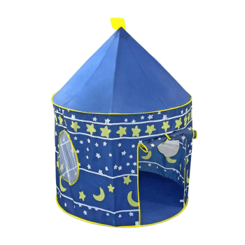 Pop Up Castle Play Tent Indoor Outdoor Playhouse Toy Gift for Imaginative Play - Pink