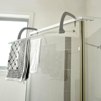 6 Rails Hanging Laundry Drying Rack Over Door Clothes Airer Stand