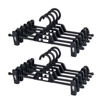 Seamless Household Retractable Pants Rack Buckle Clothes Clip Inner Hanger - Purple