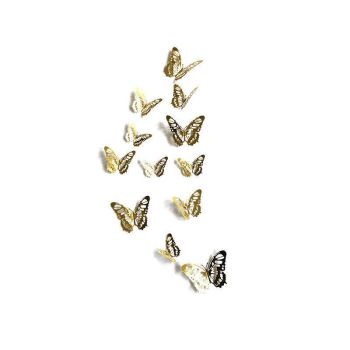 12X 3D Butterfly Wall Decals Stickers Removable Kids Nursery Decoration - 7604