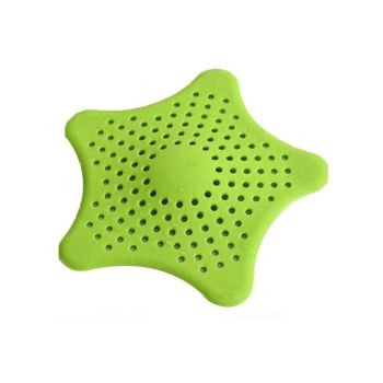 New Bathroom Drain Hair Catcher Bath Stopper Sink Strainer Shower Filter Covers - Emerald Green