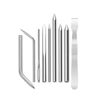 6/9 Pcs Stainless Steel Paracord Bracelet Fid Lacing Stitching Needles Tool Set - 6PCS
