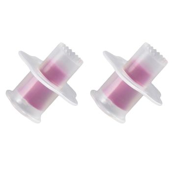2PCS Eco-Friendly Plastic Paper Cup Cake Corer Pastry Hollowing Tool Easy to Use - Red
