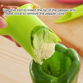 3set Fruit and Vegetable Corer Seed Remover Kitchen Tool for Easy Food Prep