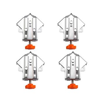 Angle Clamp Set 4pcs 90-Degree Adjustable L Shape Corner Woodworking Position - Closed style