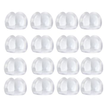 Transparent PVC Table Corner Guards Anti-Collision Protective Covers for Furniture - 1 PC