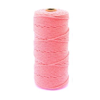 3mm Colored Cotton Rope DIY Hand Woven Macrame Cord Tapestry Binding Craft Rope - Royal Blue