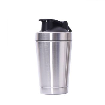 500/750ML Stainless Steel Protein Blender Shaker Cup Bottle Mixed Water Sport - 750ml