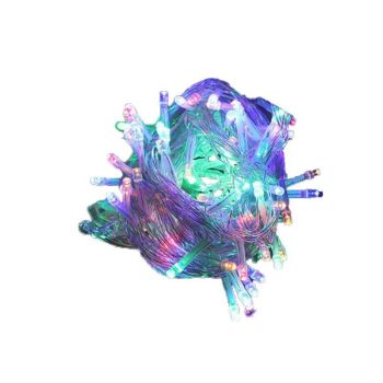 5M 50 Led Curtain Fairy String Lights Wedding Outdoor Christmas Garden Party - Colourful