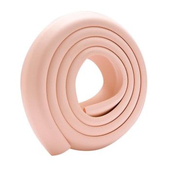 Foam Edge Guard Strip for Desks and Tables with Corner Protector Bumper Tape - Brown