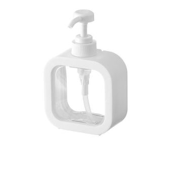 Plastic Pump Bottles For Bathroom Soap Shampoo Cream Lotion Dispenser Bottling - 500ML