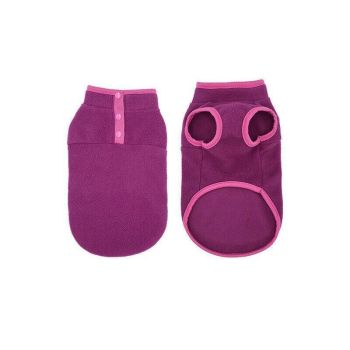 M Pet Dog Puppy Winter Warm Fleece Jumper Vest Coat Jacket Apparel Clothes Outdoor - Green