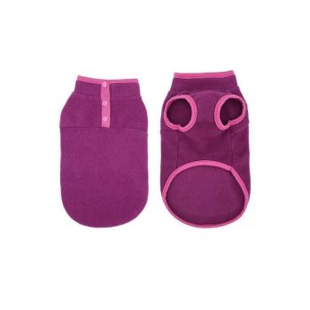 XL Pet Dog Puppy Winter Warm Fleece Jumper Vest Coat Jacket Apparel Clothes - Pink
