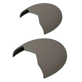 Reptile Hideout Plastic Cave Decorative Shelter for Lizard Snake Spider Habitat - Conjoined eggshell