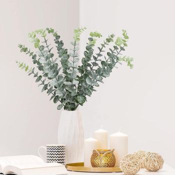 Artificial Eucalyptus Leaf Flowers Fake Green Plant Nordic Home Party Decor
