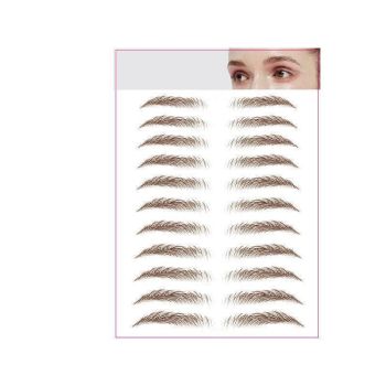 3D Waterproof Eyebrow Tattoo Sticker Hair-Like Natural Brows for Sparse Eyebrows - JY14