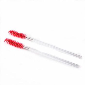 50X Disposable Mascara Wands Eyelash Brushes Applicator Lash Extension Brush - Purple+Clear