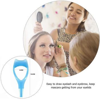 3 In 1 Eyelash Mascara Makeup Guard Protect Tool Applicator Curler Comb Lashes