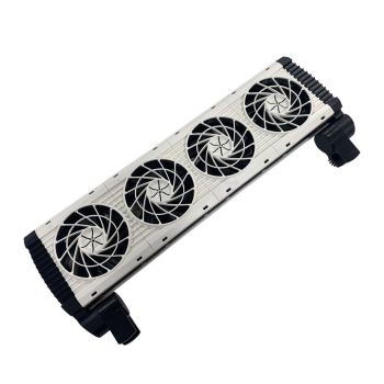 Mini Aquarium Cooling Fan for Fish Shrimp Tanks Quiet Temperature Control - Double head