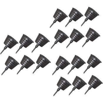 100x Plastic Fertilizer Baskets with Lid Balcony Gardening Tools Bonsai Supplies