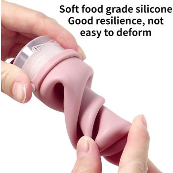 4pcs Travel Storage Bottles Set Refillable Silicone for Shampoo Lotion Cosmetics