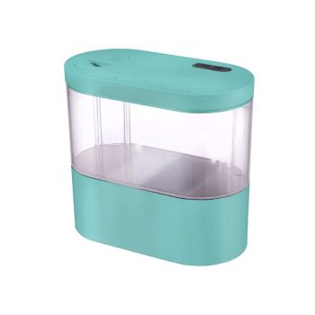 Mini Self-Circulating Desktop Fish Tank Eco-Friendly Creative Aquarium for Home - Blue