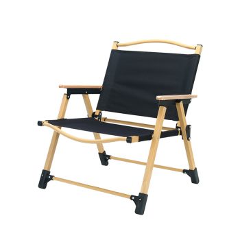 Outdoor Folding Chair Portable Camping Seat Compact Foldable Chair for Picnic - Khaki