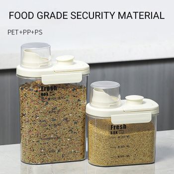 Sealed Moisture-Proof Pet Food Storage Bucket for Cat and Dog Treats Containers - L-2800ml