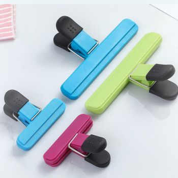 12pcs Plastic Bag Clips Food Storage Sealing Clips Snack Sealer Multi Purpose