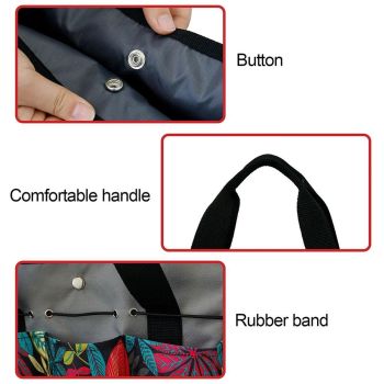 Portable Garden Kit Multifunctional Gardening Storage Bag with Pockets Outdoor