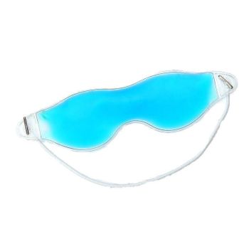 Blue Relaxing Gel Eye Mask Cold Pack Warm Hot Heat Ice Cool Pad Puffiness Headache - 2PCS