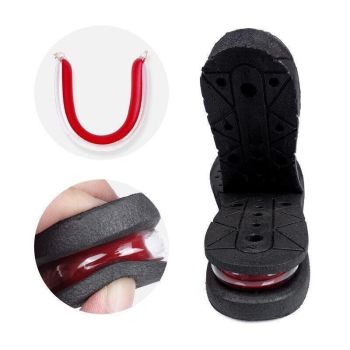 Air Cushion Height Increase Heel Gel Shoes Insoles Inserts Taller Lifts Pad Au
