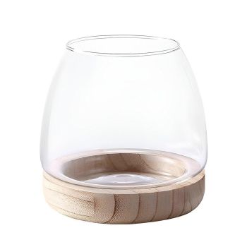 Japanese Style Small Glass Vases Fish Tank for Elegant Home Decor - L