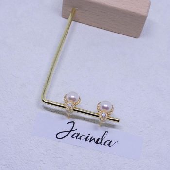 Exquisite French Style Socialite Earrings Fashion Jewelry Elegant Statement - Gold