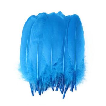 50X Craft Feathers Goose Feather Diy Art Party Decoration Wedding Dream Catcher - Green