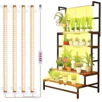 Led Grow Light Tube Strip Full Spectrum Lamp For Indoor Plant Flower Veg Growing
