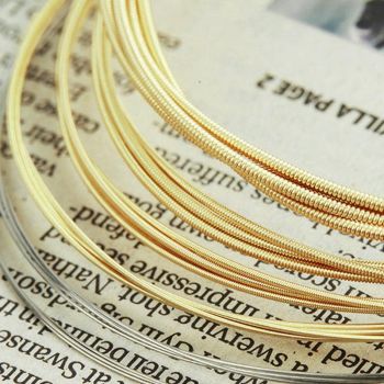 Acoustic Music Guitar Strings Steel Premium Light Universal 6 pcs Sent Free Pick