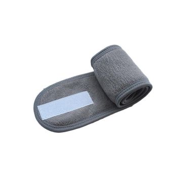 8-Colours Wrap Head Band Hairband Hair Band Adjustable Facial Make Up Face Wash Au - Black