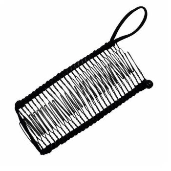 Vintage Banana Hair Clip Christmas Hair Claw Accessory Stretchable Banana Comb - 30 Teeth