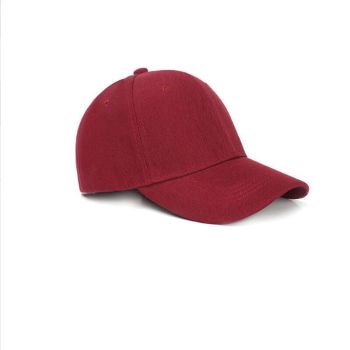 Summer Multi-colour Shade Baseball Cap Outdoor Peaked Sun Visor Hat - Red