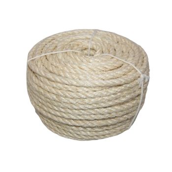 Vintage Burlap Rope Woven DIY Cat Climbing Scratch Rope 6-8mm Home Decoration - 6mm x 50m