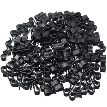 50PCS Led Fairy Lights Gutter Hooks Heavy Duty Clips Party Led Fairy Light - White