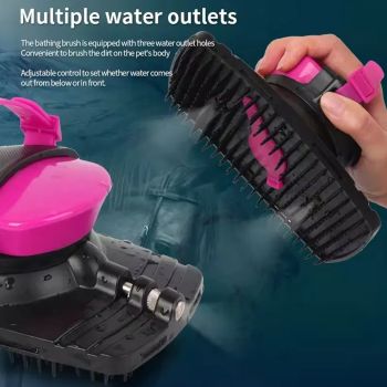 Horse Bath Brush Grooming Massage Comb Soft Bristle Cleaning Tool For Equine Use