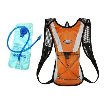 Hydration Pack Backpack Bag with 2L Water Bladder for Hiking Camping Cycling Running - Pink