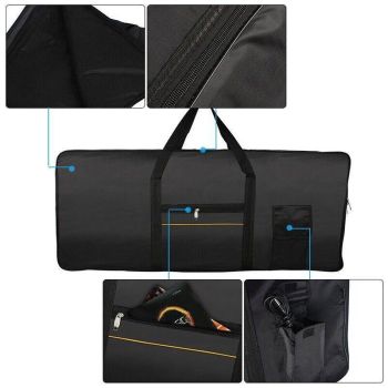 61-Key Keyboard Electric Piano Padded Case Gig Bag 420D Oxford Cloth