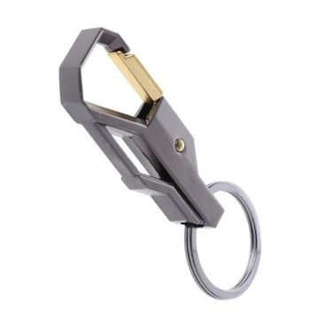 Stylish Metal Car Key Rings Alloy Chain Heavy Duty Gift Keyring Keychain Holder