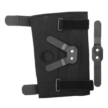 Adjustable Double Metal And Hinged Knee Brace Support Protection Arthritis Sport - M