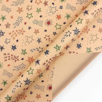Musical Note Kraft Paper Valentines Birthday Gift Wrap Holiday Wrapping Paper